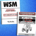 Kubota Rtv X900G 1120D Workshop & Parts Catalog Bundle - Wire Bound Brand. Price: $90.10.