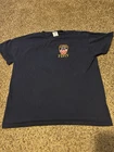 Vintage Fdny Fire Department Embroidered Tee Delta Pro Weight Mens Size Navy Used. Price: $23.95.