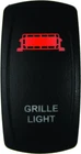 Dragonfire Racing Laser-etched Dual Led Switches Red Grill Light 04-0094 New. Price: $26.99.