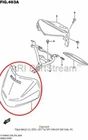 New Oem Suzuki King Quad 500 Handle Front Cover Red. Price: $54.95.