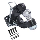 8-TON Pintle Hitch Receiver With 2" Ball, Hook, Combination, 16,000 Lbs New. Price: $91.08.