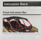 Can-am New Oem Maverick X3 Black Front Intrusion Bar, 715002889. Price: $275.00.