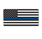 Thin Blue Line Flag Sticker 5" Wide Usa Pro Police Military First Decal New. Price: $5.49.