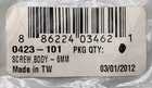 New Replaces Arctic Cat 0423-101 Screw, Body 6MM. Price: $8.99.