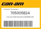 Can-am Genuine Yellow Lh Bumper Cap 705005824 New. Price: $91.66.