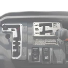 Kemimoto For Honda Pioneer 1000-6 Deluxe Crew Shift Plate Panel Silver Stainless New. Price: $18.95.