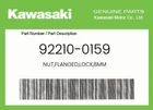 Kawasaki Genuine NUT,FLANGED,LOCK,8MM 92210-0159 New. Price: $11.67.