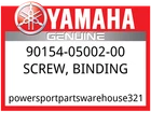 Yamaha Oem Part 90154-05002-00 Screw, Binding New. Price: $17.24.