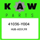 41036-Y004 Kawasaki Hub-assy,fr 41036Y004, New Genuine Oem Part. Price: $167.12.