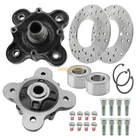 For Polaris Ranger Xp 1000 2017-22 Rear Wheel Hub Brake Rotor Bearing Stud Kits New. Price: $155.00.