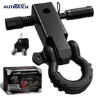 Autmatch 2" Shackle Hitch Receiver&d Ring Offroad Recovery,frosted Black New. Price: $42.99.