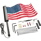 Ciro 70610 Led Lighted Flagpole With American Flags New. Price: $189.99.