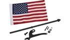 Show Chrome Trunk Mount Flag Pole Left Black Can-am Rt SE6/SPYDER F3 New. Price: $57.90.