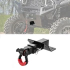 Front 2" Trailer Hitch Receiver Shackle Tow Mount For Polaris Ranger Xd 1500 New. Price: $99.99.