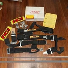 Rci Point Complete Set Latch Platinum Sfi 16.1 Racing Harness Black 9210PL Usa Used. Price: $99.99.