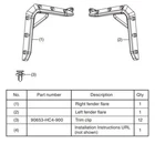 2026 Oe Genuine Honda Pioneer 700 2P 4P Front Fender Flares 0SB22-HL3-A00 New. Price: $151.95.