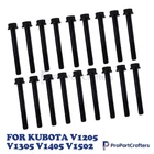 18X Cylinder Head Bolt For Kubota V1205 V1305 V1405 V1502 1624103450 1621603450 New. Price: $103.59.