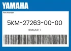 Yamaha Genuine Bracket 1 5KM-27263-00-00 New. Price: $38.26.