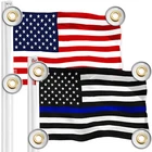 G128 Combo: Usa Flag & Thin Blue Line 3X5FT Liteweave Pro Printed 150D Poly New. Price: $26.99.