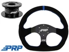 Prp Comp-r Suede Steering Wheel W/ Qr 6-BOLT Hub, Blue Stripe For Yamaha Yxz New. Price: $479.98.