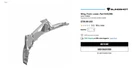 Polaris Slingshot Slr Gt 2015-2024 Front Lower Wing 5458826 / 5454386 Oem Used. Price: $399.99.