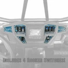 Rzr Xp 1000 Custom Dash Switch Panel Kit For 4.3" Gps Usa Made Cnc Billet Silver New. Price: $224.99.