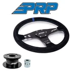 Prp Flat Suede Steering Wheel Blue Stripe/quick Release For Yamaha Viking Yxz New. Price: $459.98.