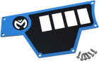 Moose Racing Dash Plates Blue Left 4 Switch #0521-1703 New. Price: $32.95.