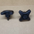 2- Oem Honda Big Red 250ES Flip Up Fended Hold Down Knobs Used. Price: $80.00.
