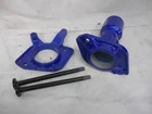 2002 Raptor YFM660R Oem Candy Blue Rear Hub Carrier Caliper Bracket Bolts Used. Price: $99.99.