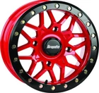 Dragonfire Racing Typhon Wheel 14X7 4/137 5+2 +10 Machined Red New. Price: $347.99.