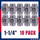10X 1-1/4" Weld In Tube Connectors Adapter Roll Cage Bungs For .095 & .120 Wall New. Price: $159.99.