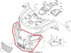 New Oem Arctic Cat Alterra Trv 700 Front Fender Grille Fascia Bumper Guard Used. Price: $229.95.