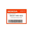 Honda Genuine Cover, Radiator Grille Center 19034-HR6-B00 New. Price: $45.98.
