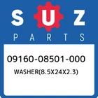 Qty 87-96 Suzuki LT-4WD Quadrunner Oem Washer (8.5X24X2.3) 09160-08501-000 New. Price: $24.99.