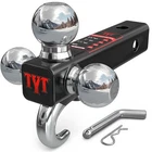 Tyt Trailer Hitch Mount With Tow Hook,fits Tri-ball Black New. Price: $51.54.