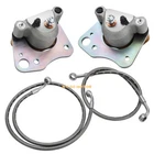 Front Left Right Brake Calipers & Hose Lines For Polaris Ranger 500 570 Etx Utv New. Price: $108.99.