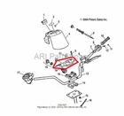New Oem Polaris Trail Boss 330 Handlebar Cover Mount Bracket. Price: $24.95.