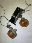 Honda CL175 Rear Turn Signals & Mounting Bracket - Powder Coated Used. Price: $35.00.