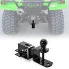 Utv Rear 2" Trailer Hitch & 3-IN-1 Ball Mount For Honda Rancher TRX420 2009-2026 New. Price: $59.99.