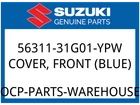 Suzuki Oem Part 56311-31G01-YPW Cover, Front (blue) New. Price: $51.90.
