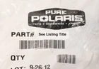 Genuine Polaris 3086378 Nut,lock New. Price: $16.75.