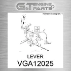 VGA12025 Lever Fits John Deere (surplus Open Box) New. Price: $140.41.