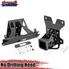 Front Bumper Winch Mount Plate Kit 2" Rear Receive Hitch For Can-am Maverick X3 New. Price: $90.20.