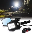 Led Side Mirrors For Polaris Rzr Can-am Maverick X3 1.75-2" Roll Bar W/ Light New. Price: $113.99.