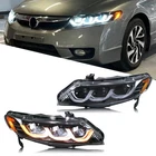 Led Headlights For Honda Civic 2006-2011 Ex Lx Si Projector Front Lamps Assembly New. Price: $385.99.