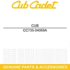 Cub Cadet 735-04069A Floor 4X4 Right Hand Volunteer Wt Tracker Sport Mats New. Price: $110.14.