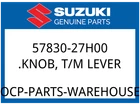 Suzuki Oem Part 57830-27H00 Knob, T/m Lever New. Price: $30.41.