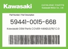 Kawasaki Genuine Cover-handle,fr,f.c.gray 59441-0015-66B New. Price: $46.71.