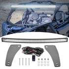 Upper Roof 50'' Curved Led Light Bar Mount Kit For Can-am Maverick X3 Ds Rs Max New. Price: $119.59.